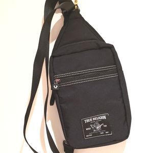 EUC True Religion reversible crossbody bag